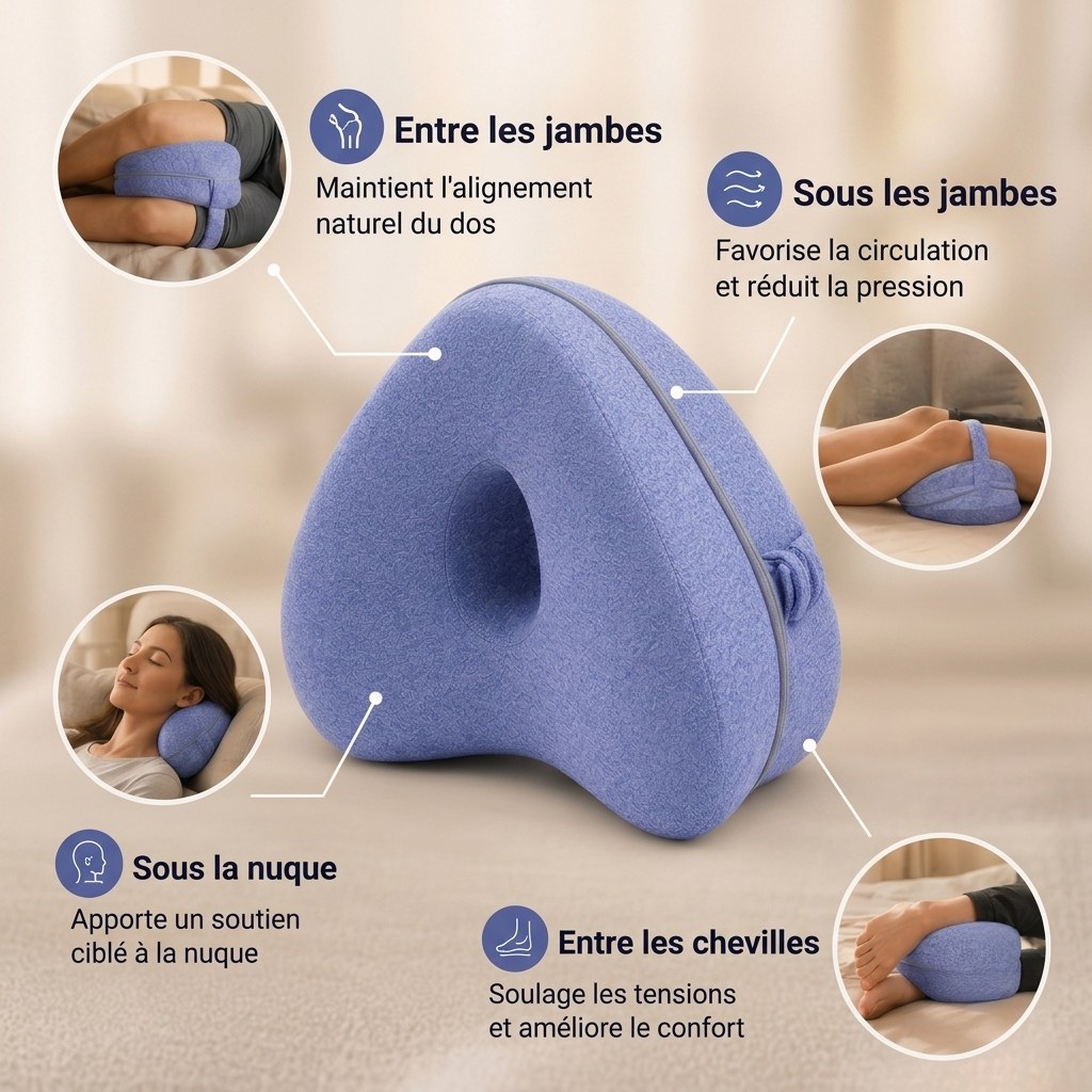 Coussin genoux Somnelia